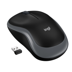 Ratón Inalámbrico Logitech M185- Hasta 1000 DPI- Gris