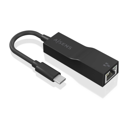 CONVERSOR AISENS USB3-1 GEN1 USB-C A ETHERNET GIGABIT NEGRO 11CM