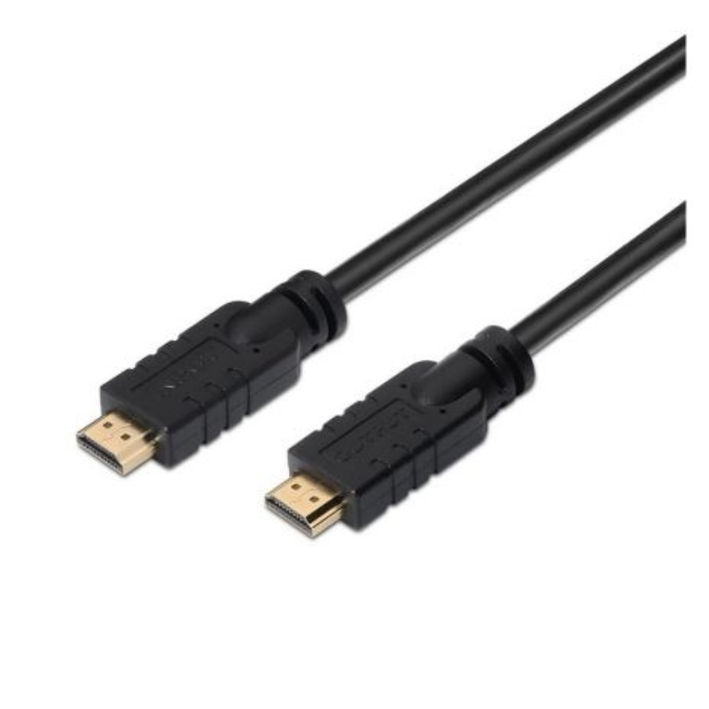 CABLE HDMI AISENS ALTA VELOCIDAD CON REPETIDOR A-M-A-M NEGRO 15M