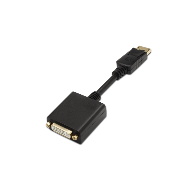 CONVERSOR AISENS DISPLAYPORT A DVI SINGLE LINK DP-M-DVI-H 15CM