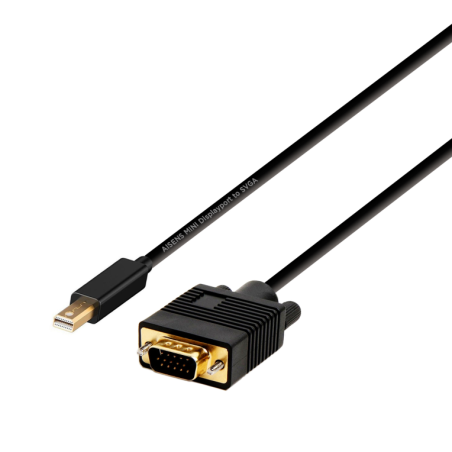 CABLE CONVERSOR AISENS MINI DISPLAYPORT A VGA NEGRO 2-0M