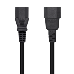 CABLE ALIMENTACION CPU AISENS C13-H-C14-M NEGRO 10mts