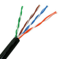 Bobina de Cable RJ45 para Exteriores UTP Aisens A133-0213 Cat-5e- 305m- Impermeable- Negro