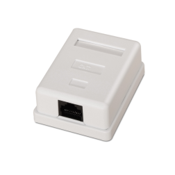 ROSETA DE SUPERFICIE AISENS RJ45 CAT-6 UTP 1 TOMA BLANCO