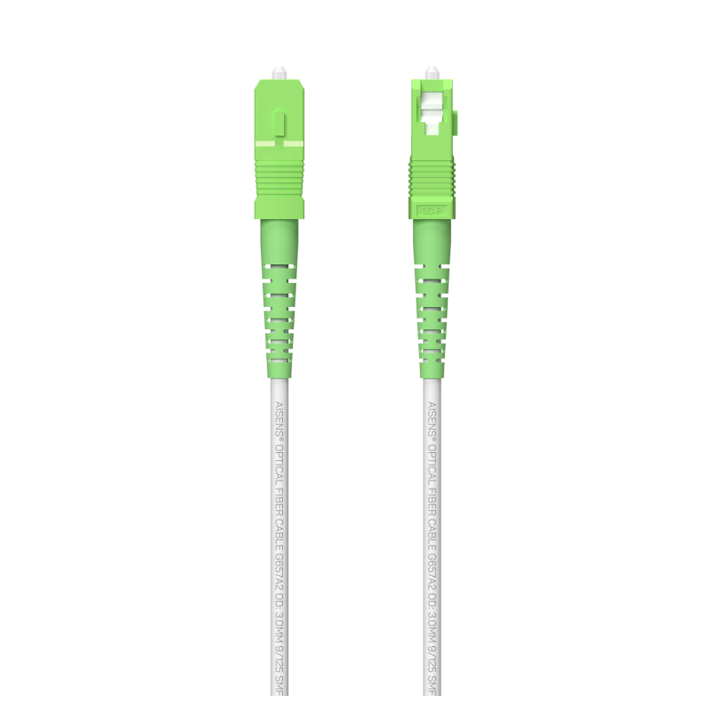 Cable de Fibra Óptica G657A2 3-0 9-125 SMF Aisens A152-0617- LSZH- 100m- Blanco