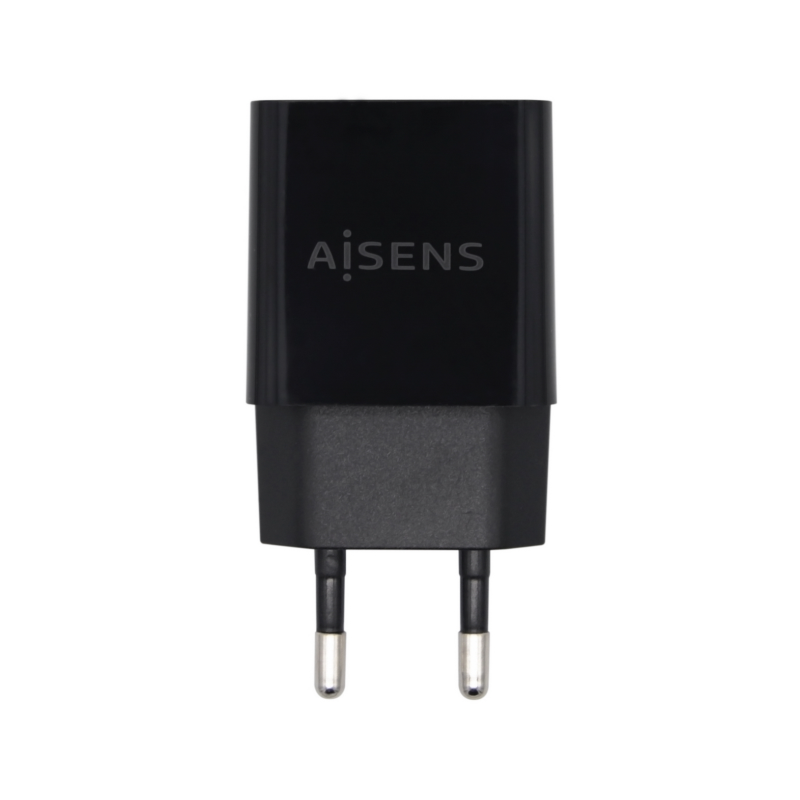 AISENS CARGADOR USB 10W ALTA EFICIENCIA 5V 2A NEGRO