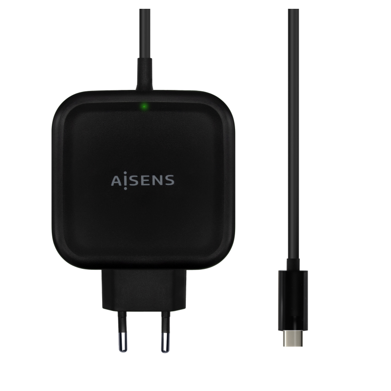 CARGADOR AISENS 65W PD3-0 QC3-0 1XUSB-C 1-2M NEGRO