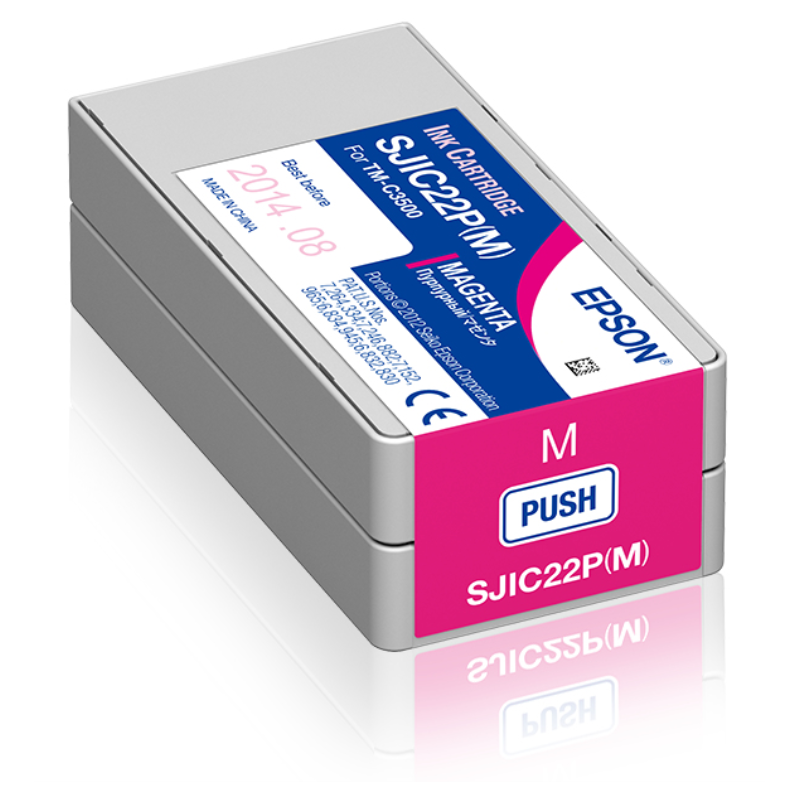 CARTUCHO EPSON TINTA MAGENTA IMPRESORA TM-C3500