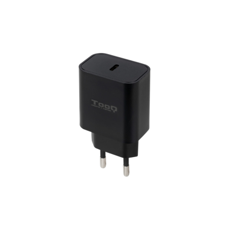 Cargador de Pared TooQ TQWC-PDUSBC20B- 1xUSB Tipo-C- 20W