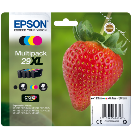 TINTA EPSON CLARIA 29XL MULTIPACK 4 BL XP235