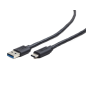 CABLE USB 3-0 GEMBIRD AM A TIPO C AM-CM, 3M