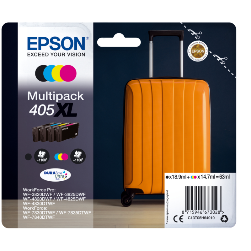 TINTA EPSON 405XL PACK DE 4