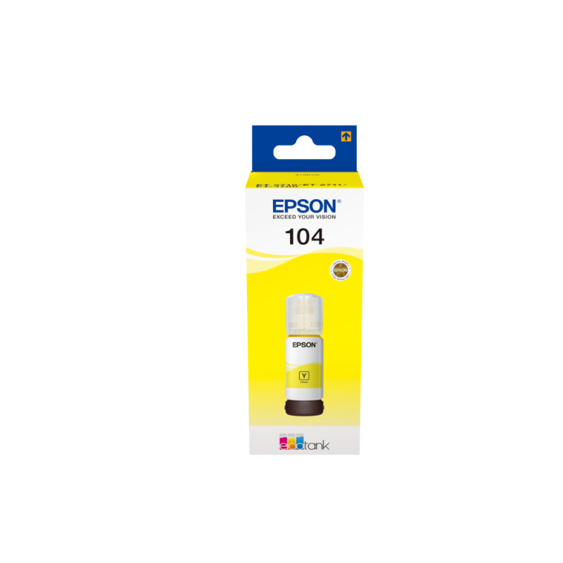 BOTELLA EPSON 104 AMARILLO