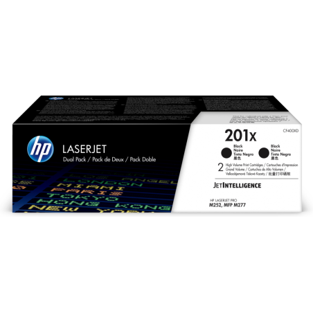 TONER HP 201X PACK AHORRO NEGRO X 2