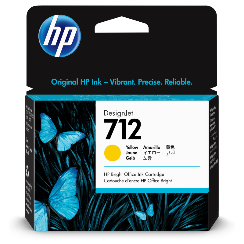 TINTA HP 712 AMARILLO