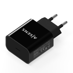 AISENS CARGADOR USB-C PD3-0 1 PUERTO 1xUSB-C 20W NEGRO