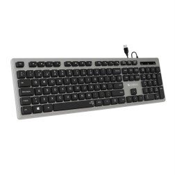 Teclado Subblim Wired Ergo Keys Silent Flat HQ- Gris