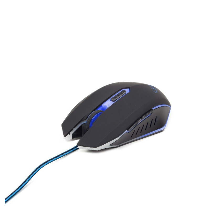 RATON GAMING GEMBIRD USB NEGRO-AZUL