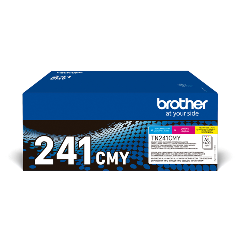 TONER ORIGINAL BROTHER TN241CMY MULTIPACK- CIAN - MAGENTA - AM