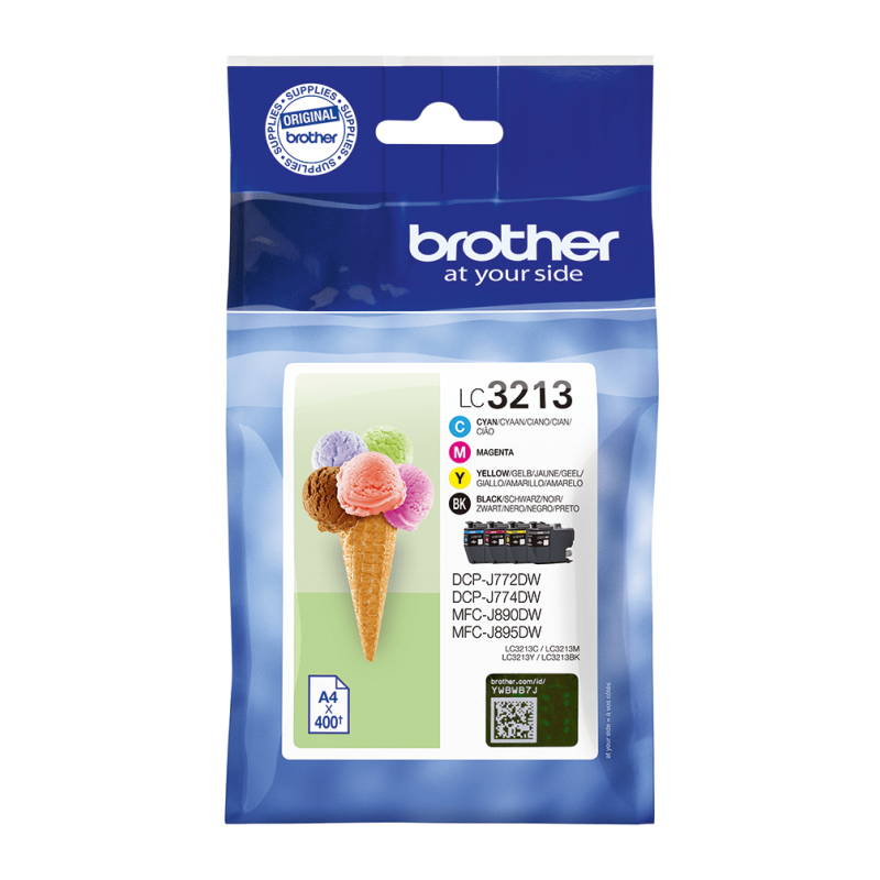 Cartucho de Tinta Original Brother LC-3213VAL Multipack- Cia