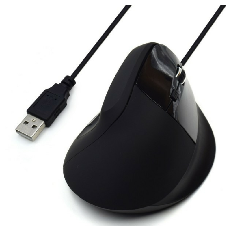 RATON USB EWENT ERGONOMICO OPTICO HASTA 1800 DPI 5 BOTONES NEGRO