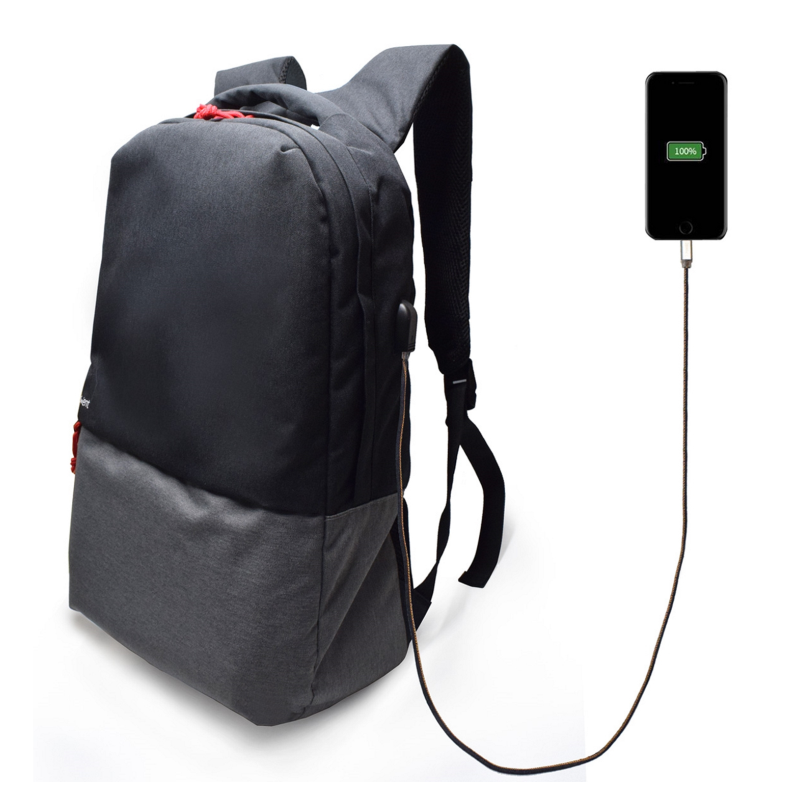 MOCHILA EWENT PARA PORTATIL- 17-3'' NEGRA CON PUERTO DE CARGA USB