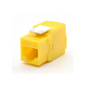 PRESA KEYSTONE WP CAT-6A UTP, TOOLLESS, COLOR AMARILLO