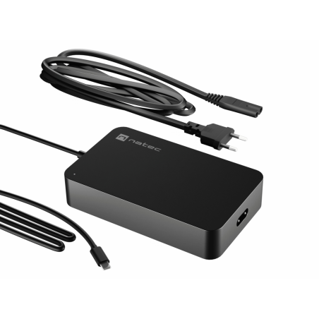 CARGADOR NATEC GRAYLING USB-C 90W PARA PORTATILES, TABLETS, PHONES