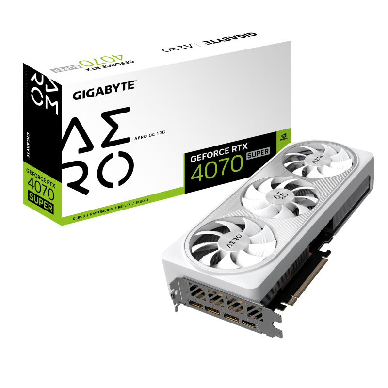 TARJETA GRAFICA GIGABYTE RTX 4070 SUPER AERO OC 12GB