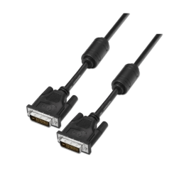 CABLE AISENS DVI DUAL LINK 24+1 CON FERRITA M-M NEGRO 1-8M