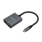 Conversor Aisens A109-0691- USB Tipo-C Macho - VGA Hembra- 15cm- Gris