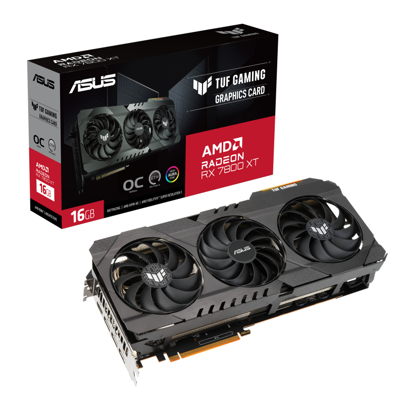 TARJETA GRAFICA ASUS TUF RX 7800XT OC 16GB GAMING