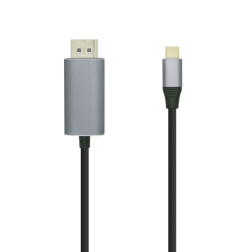 CABLE CONVERSOR AISENS USB-C A DISPLAYPORT 4K60HZ NEGRO 0-8M