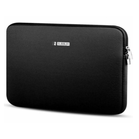 FUNDA PORTATIL SUBBLIM BUSINESS LAPTOP SLEEVE NEOPRENE 11" BLACK