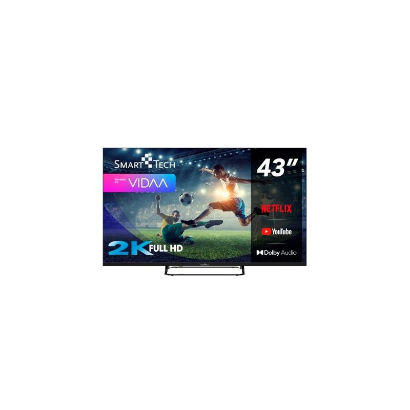 TELEVISIÓN LED SMART TECH FHD 43  43FV02V VIDAA TV