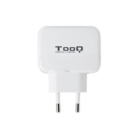 Cargador de Pared TooQ TQWC-1S02WT- 2xUSB- 17W