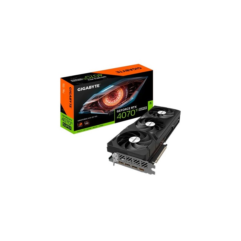 TARJETA GRÁFICA GIGABYTE RTX 4070 TI SUPER WINDFORCE MAX O