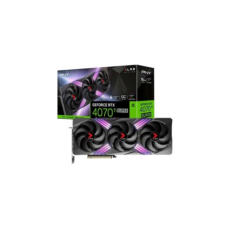 TARJETA GRAFICA PNY 4070TI SUPER 16GB XLR8 GAMING VERTO