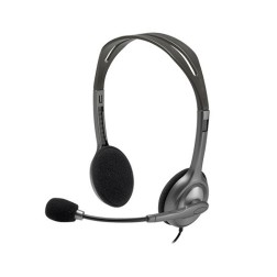 Auriculares Logitech H111- con Micrófono- Jack 3-5- Negros