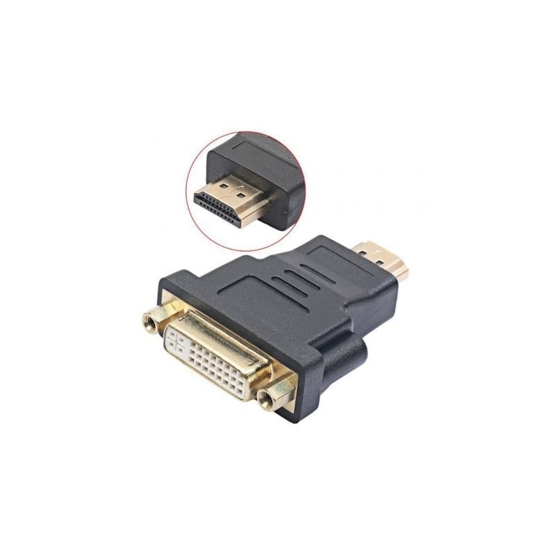 Adaptador DVI 3GO ADVIHDMI- DVI Hembra - HDMI Macho