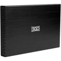 Caja Externa para Disco Duro de 2-5" 3GO HDD25BK12- USB 2-0