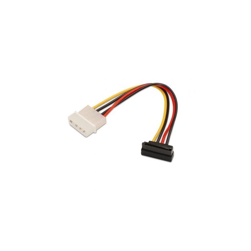 Cable Alimentación SATA Aisens A131-0160- Molex 4 PIN Macho - SATA Hembra- 16cm