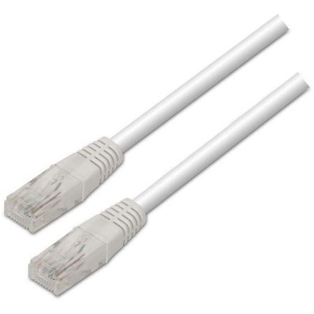 CABLE RED UTP CAT5E RJ45 AISENS 1M BLANCO