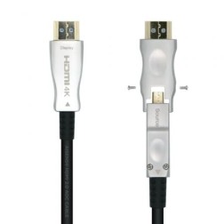 Cable HDMI 2-0 AOC 4K Desmontable Aisens A148-0510- HDMI Macho - D Macho - HDMI Macho- 15m- Negro