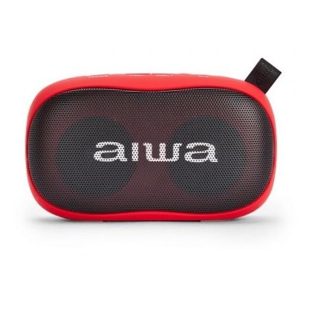 Altavoz con Bluetooth Aiwa BS-110RD- 10W- 2-0- Rojo