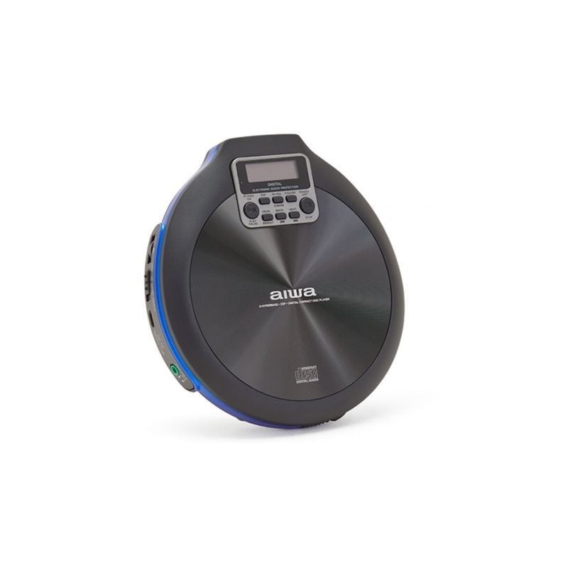 Reproductor de CD-CDR-MP3 Aiwa Walk PCD-810BL- Azul