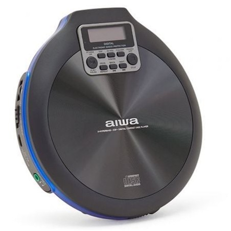 Reproductor de CD-CDR-MP3 Aiwa Walk PCD-810BL- Azul