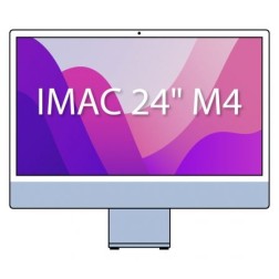 Apple iMac 24" Retina 4,5K - M4 10-Core CPU- 16Gb- 256Gb SSD- 10-Core GPU- Azul