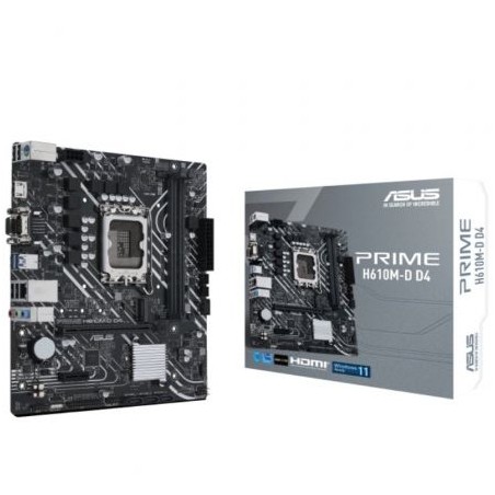 Placa Base Asus Prime H610M-D D4- Socket 1700- Micro ATX