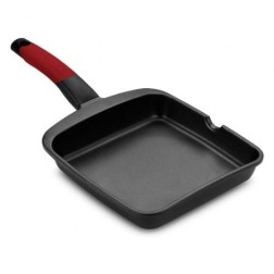 Grill Bra Premiere A411328- Ø28cm- Aluminio Fundido- Apto para Inducción